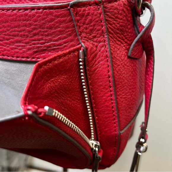 Vince Camuto Rio Red Leather MAKA Crossbody Bag VC-MAKA-CB Purse - Picture 8 of 16